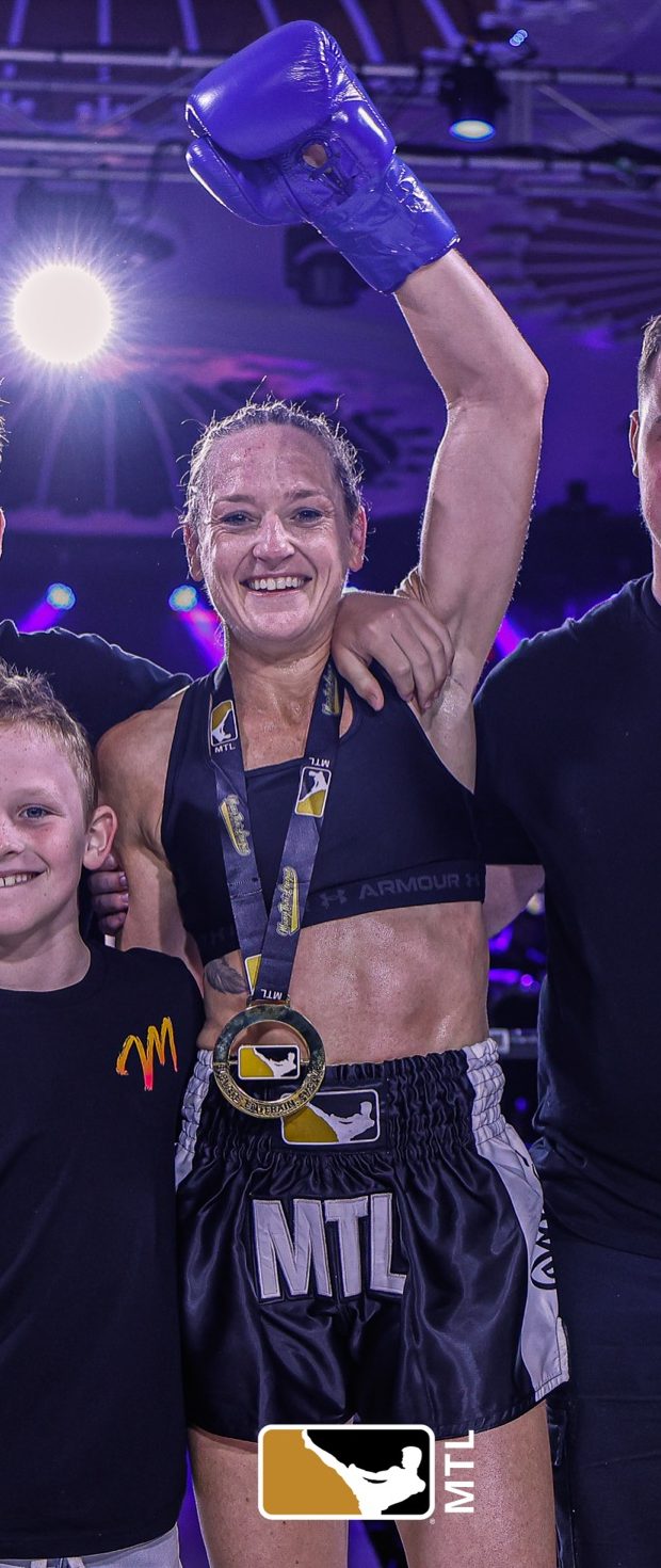 Mardi celebrating a win